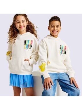 Pokemon x Target Exclusive Youth Kids Trainer Hoodie Sweatshirt Cream New SZ S